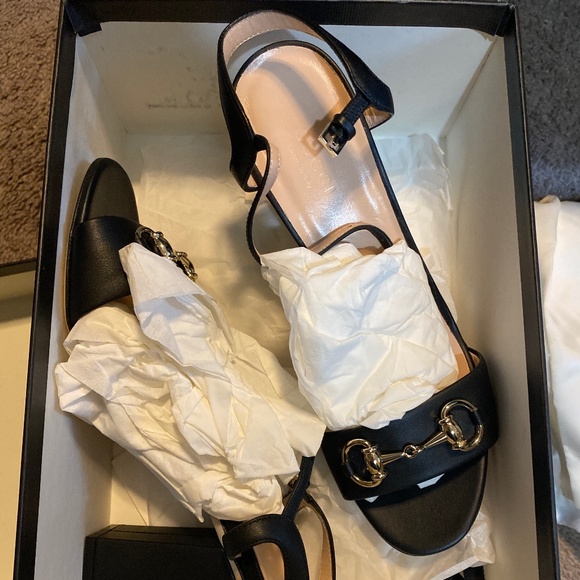 GUCCI Horsebit Mid-heel  Sandals - Picture 2 of 4